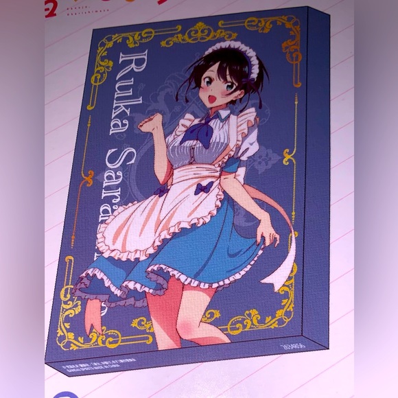 Rent-A-Girlfriend Anime Ruka Sarashina Printed Canvas Portrait Vol.1 Japan Ver. - Picture 1 of 3